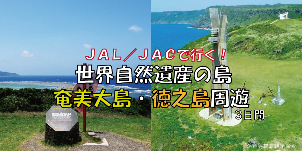 世界自然遺産の島 奄美大島・徳之島周遊3日間